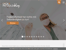 Tablet Screenshot of medizinrecht-blog.de